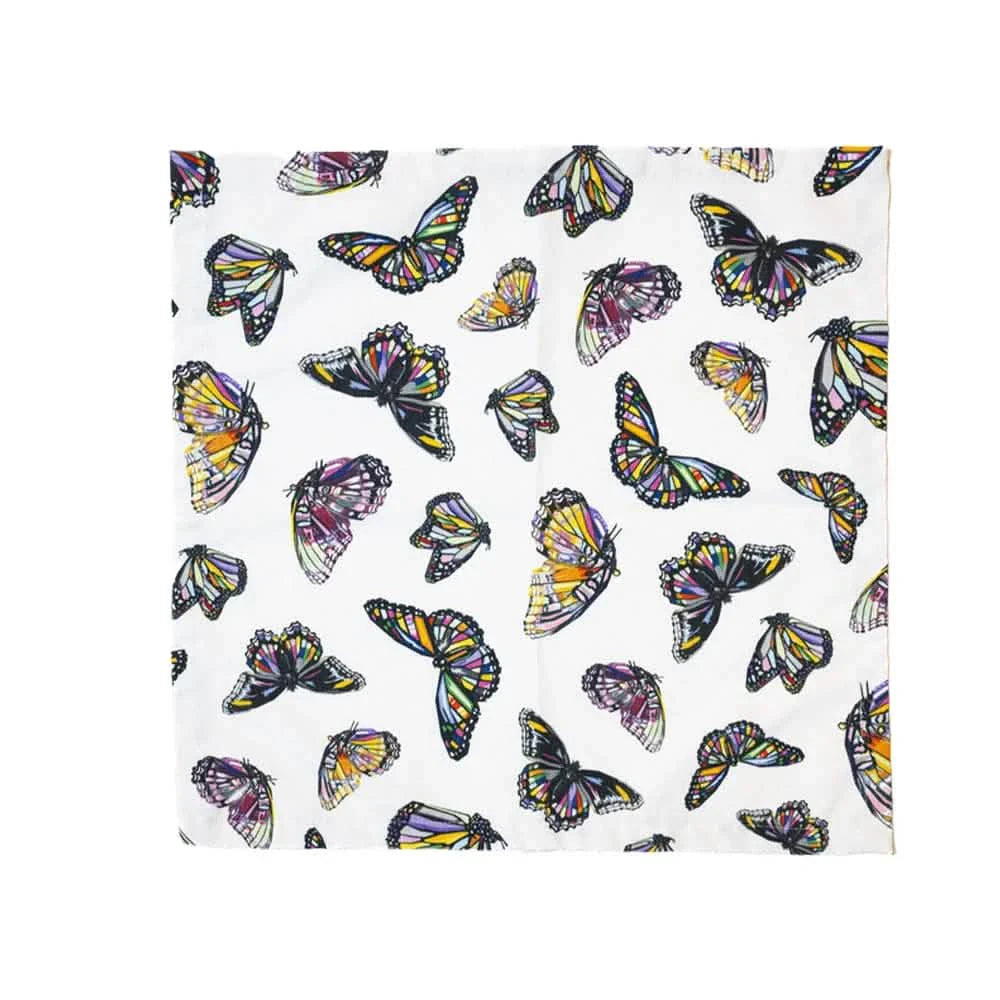 Elizabeth Sutton Collection: Butterflies Faux Linen Napkin Set