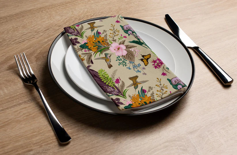 Butterflies Printed Luxury Guest Towels (options)