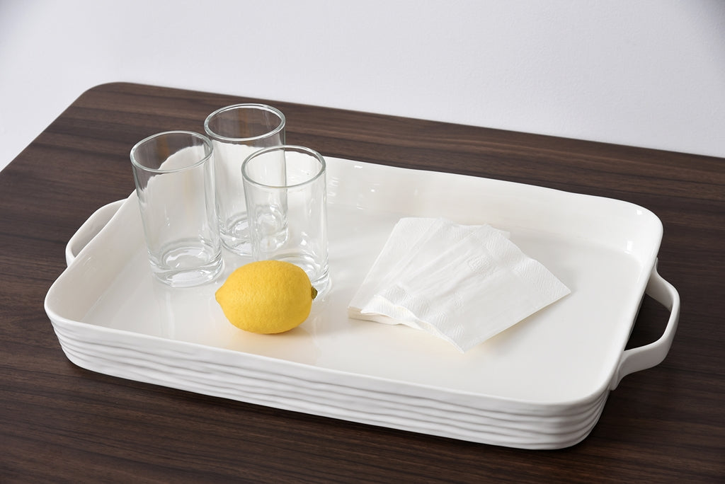 Rectangular Tray with Handles