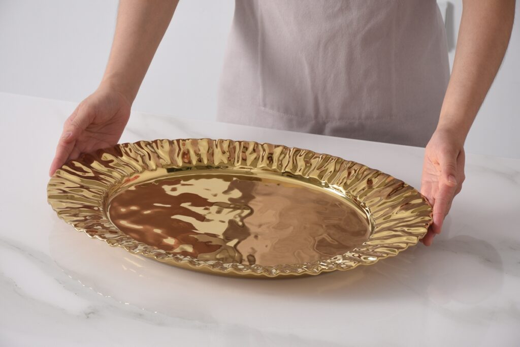 Gilded Large Platter