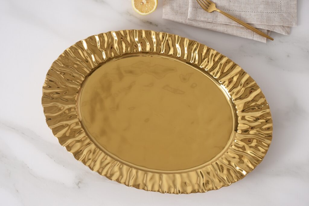 Gilded Large Platter
