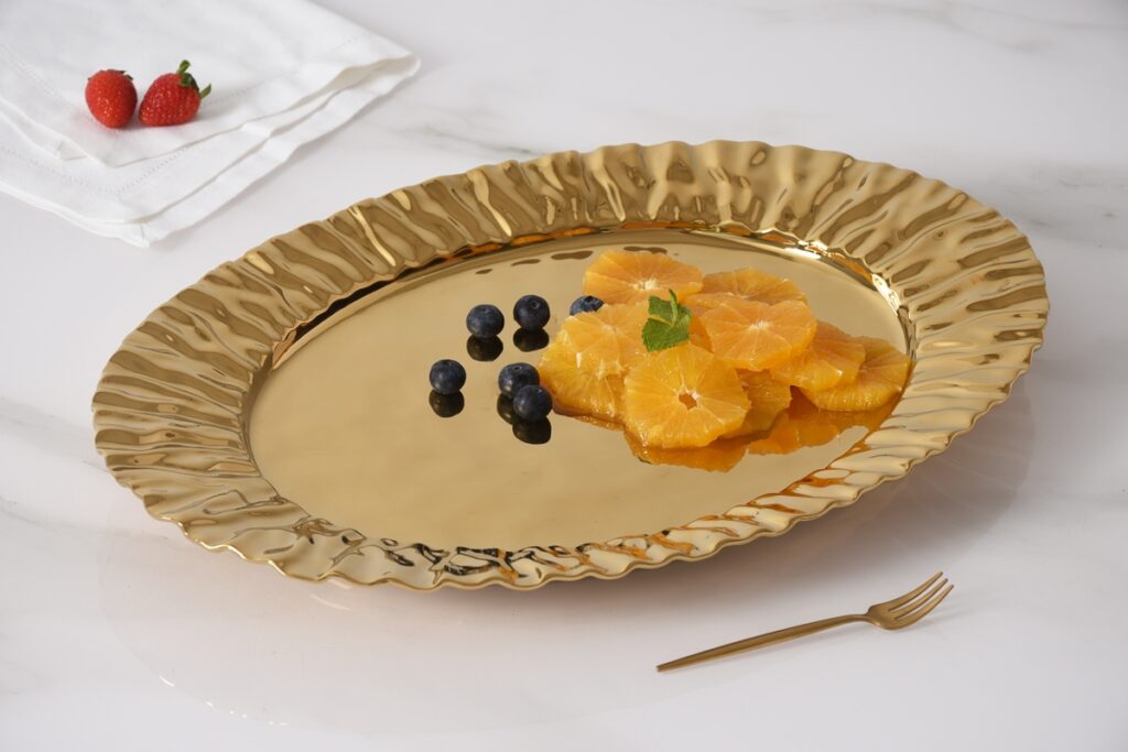 Gilded Large Platter