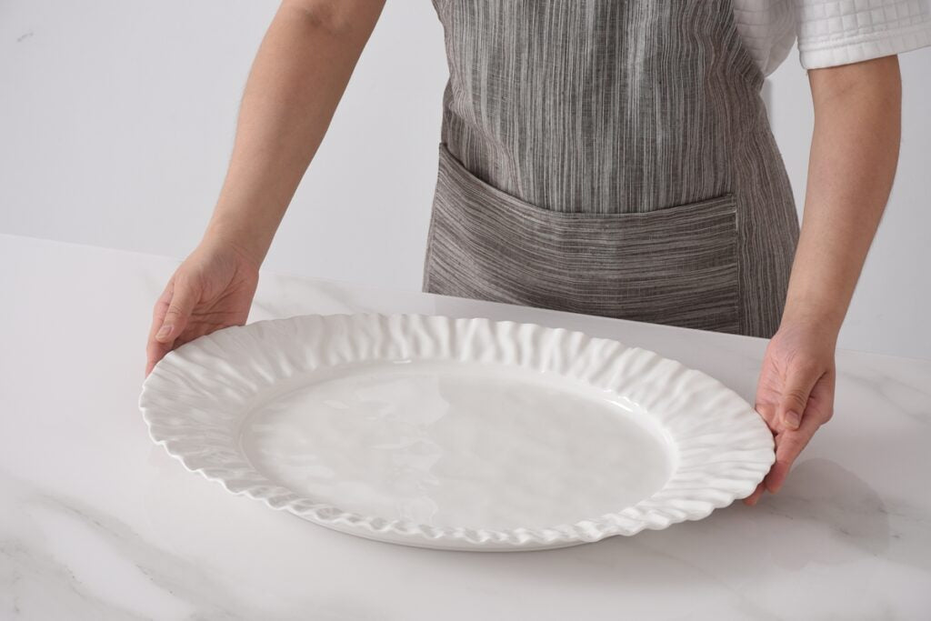 Large Pleated Platter