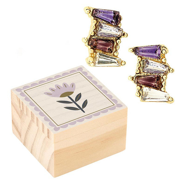 Fleur Jewelry Box Earring