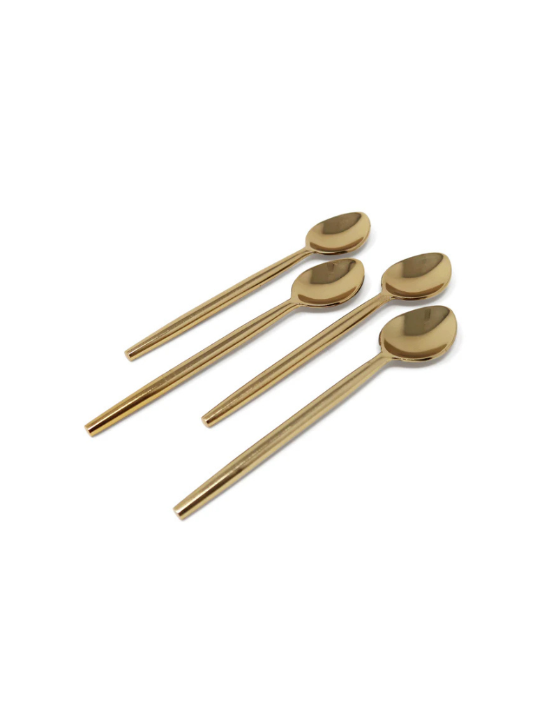 Simple Gold Dessert Spoons