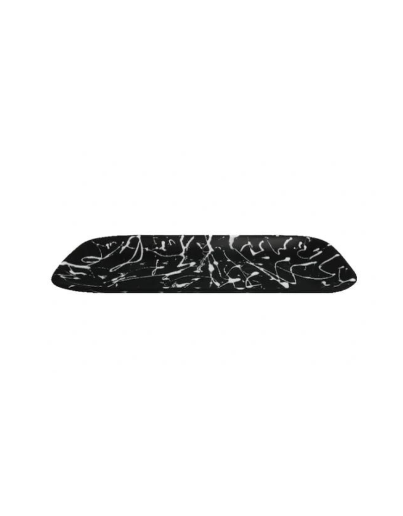 Classical Rectangle Resin Swirl Platters