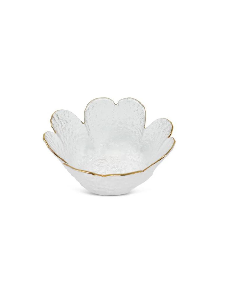 Glass Flower Shaped Bowl