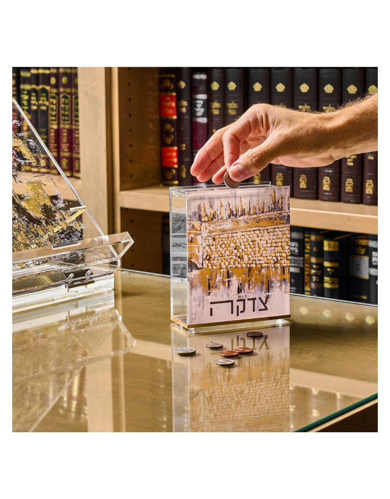 Kosel at Winter Tzedakah Box