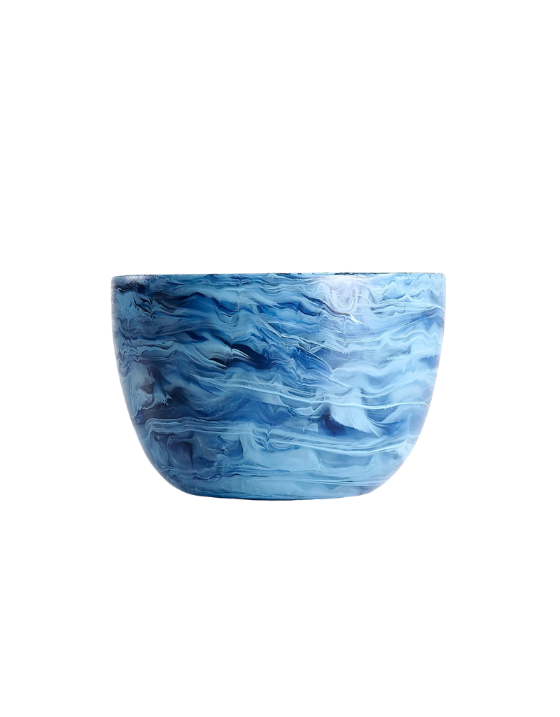 Deep Medium Resin Swirl Bowls