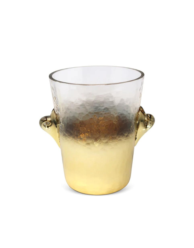 Ombré Glass Ice Bucket