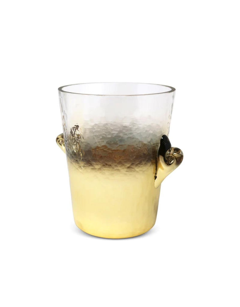 Ombré Glass Ice Bucket