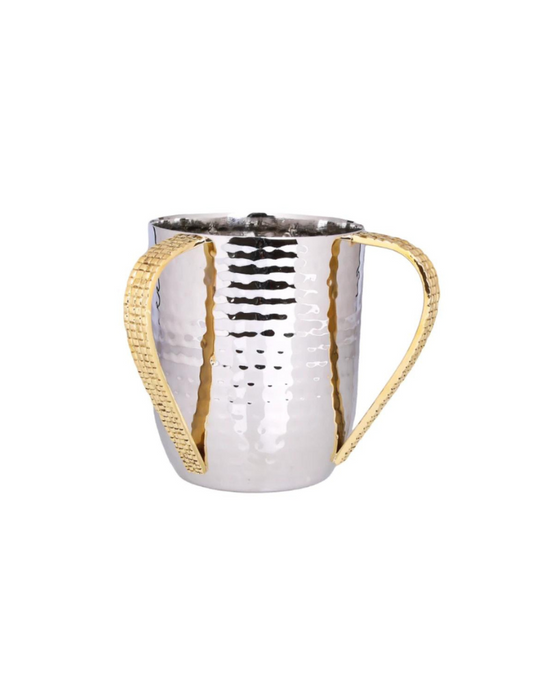 Stainless Steel Wash Cup With Mosaic Handles