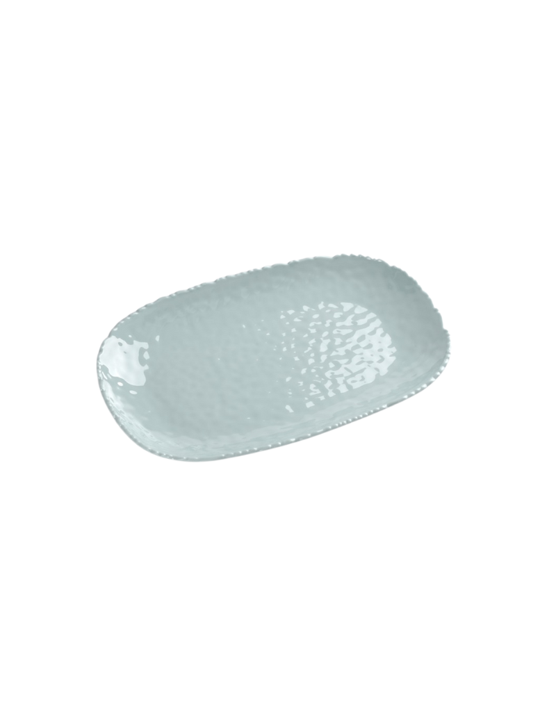 Medium Blue Melamine Serving Platter