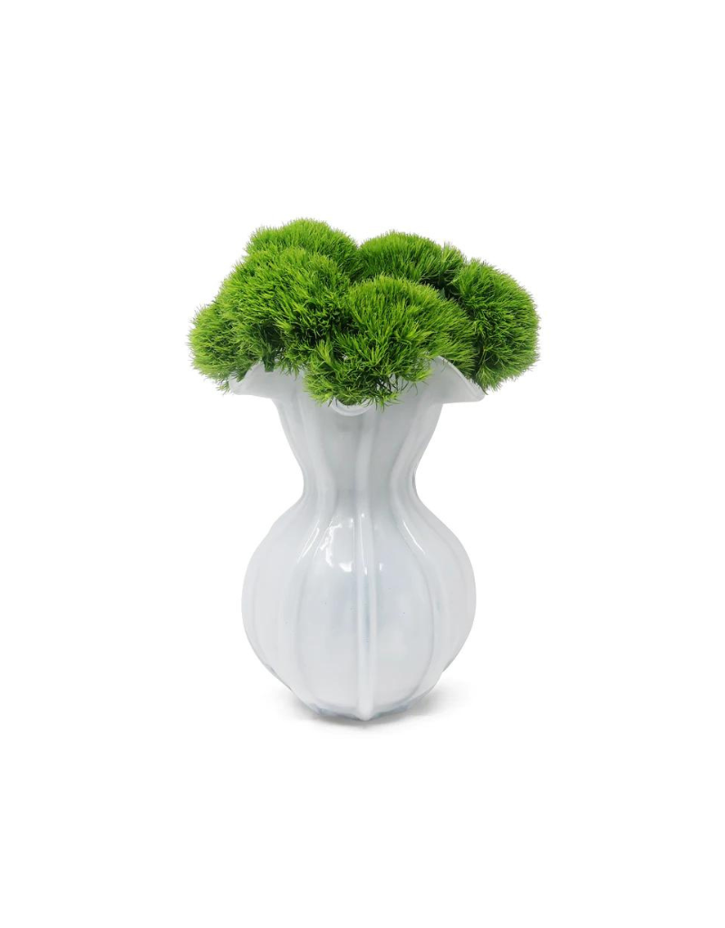 White Glass Vase
