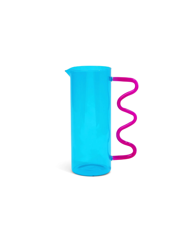Glass Squiggle Pitchers