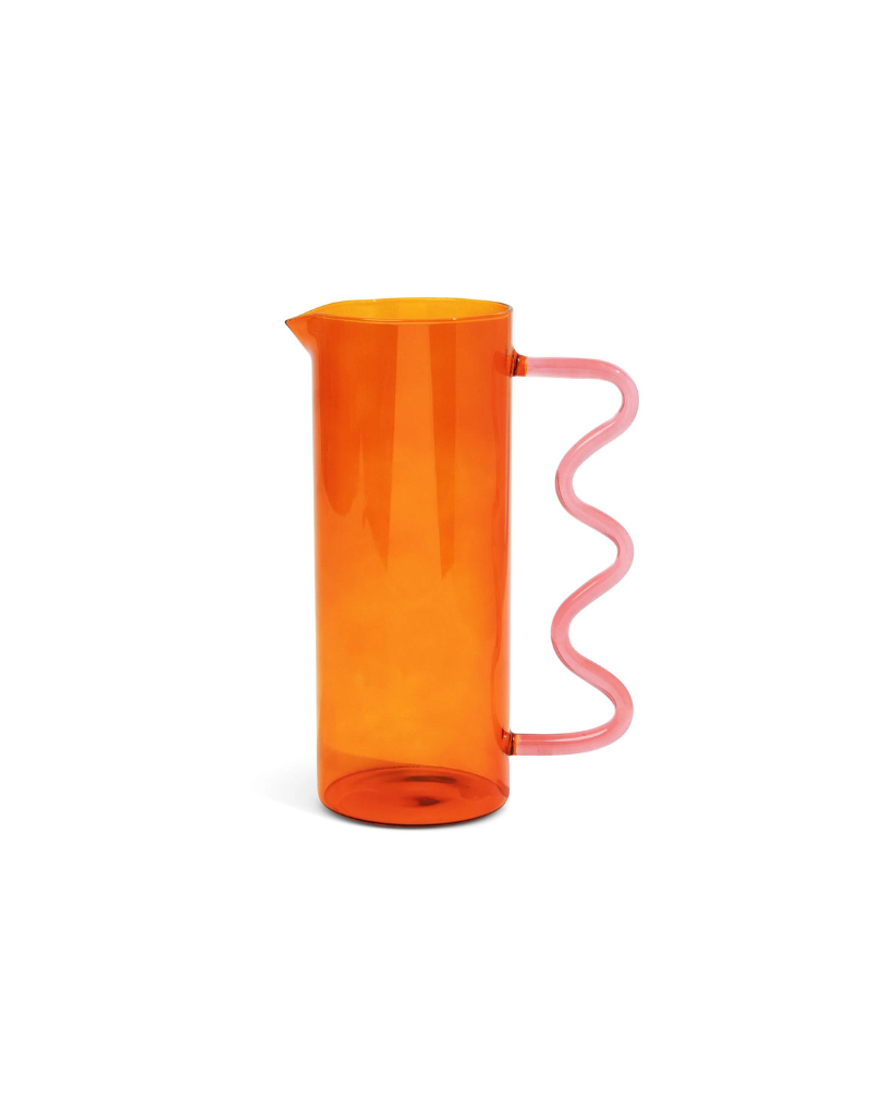 Glass Squiggle Pitchers