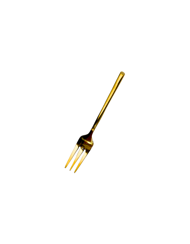 Slice Gold Dessert Fork