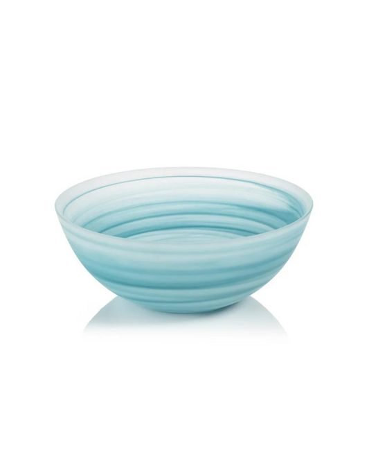 Azur Alabaster Glass Bowl