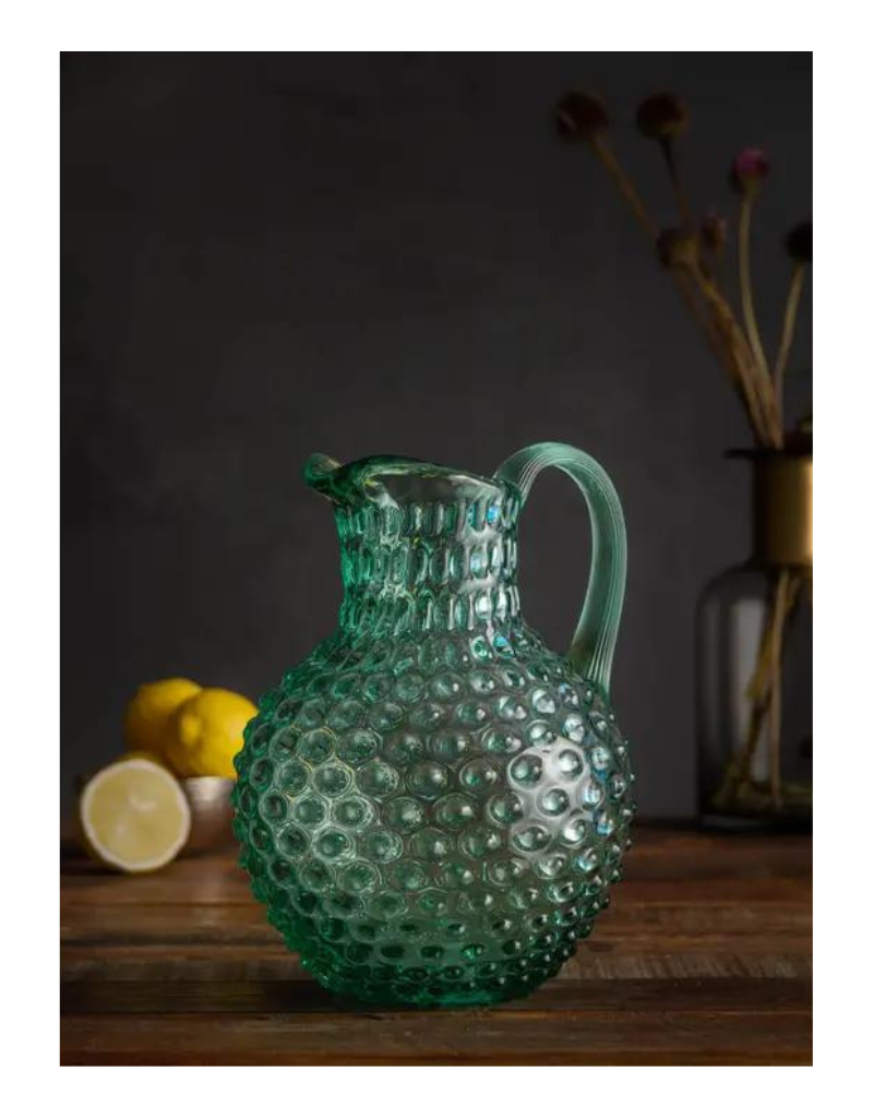 Crystal Hobnail Jugs