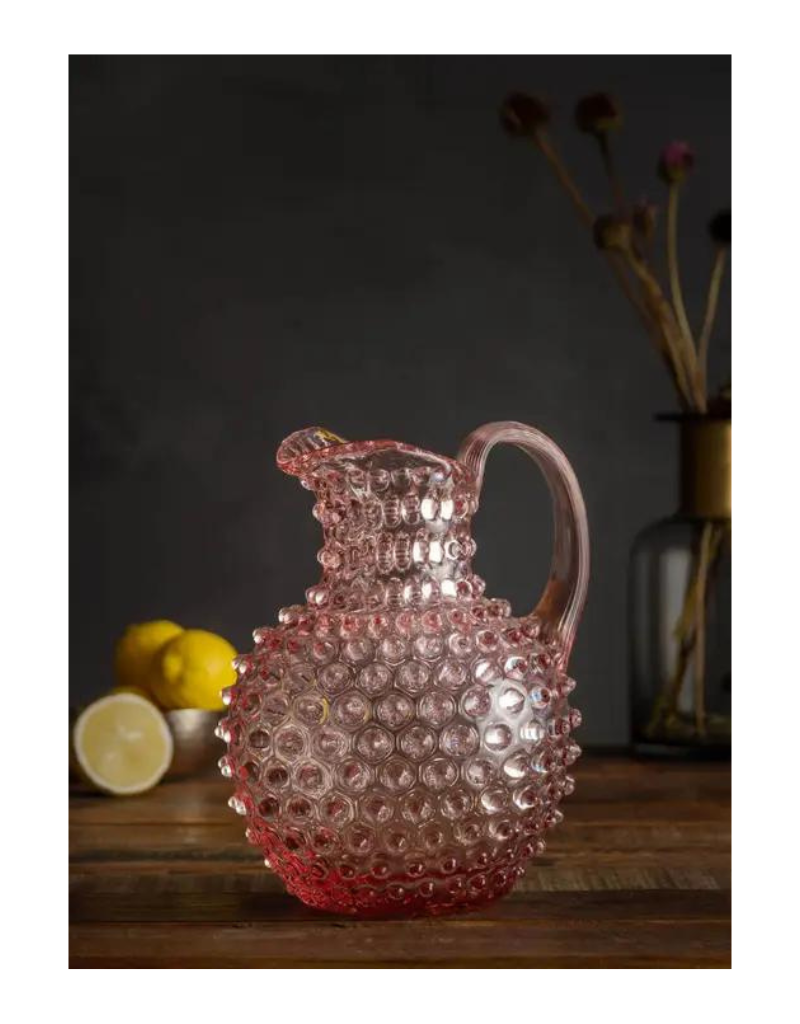 Crystal Hobnail Jugs