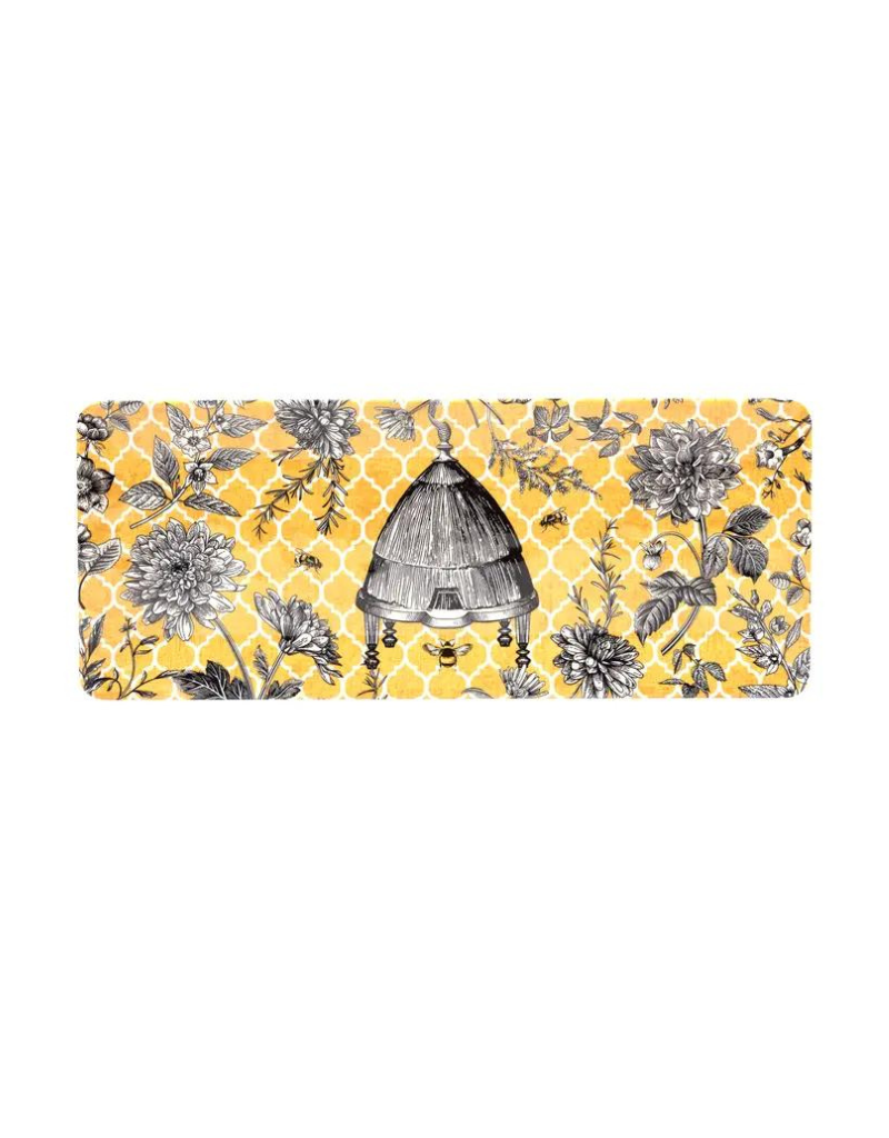French Bees Melamine Rectangular Platter