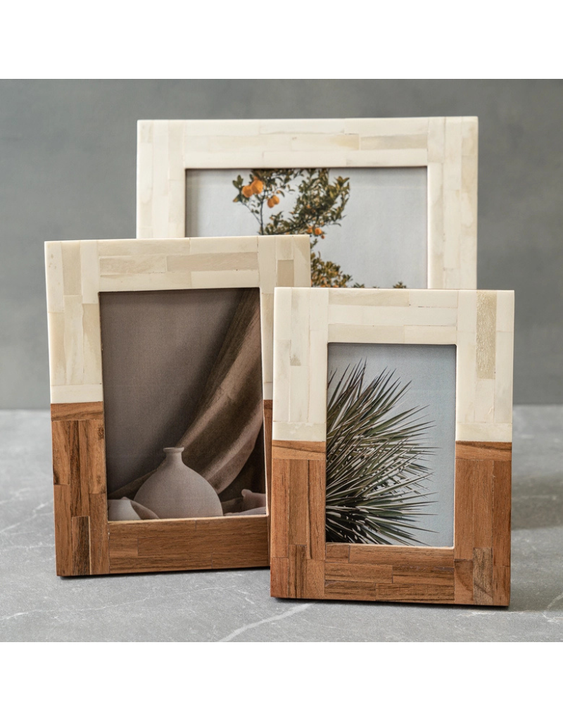 Wood & Bone Photo Frame