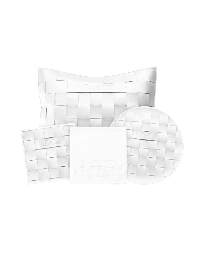 Woven Leather Pesach Set