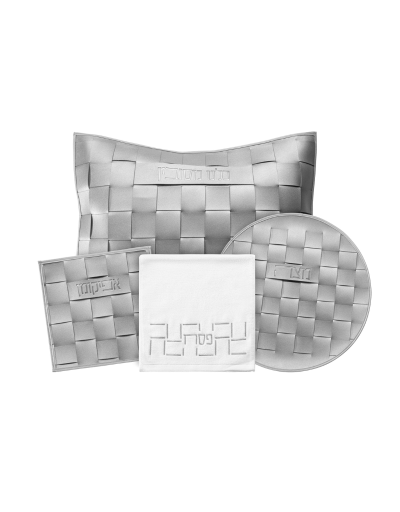 Woven Leather Pesach Set