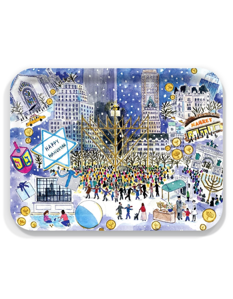 Hanukkah Jewish Festival Tray