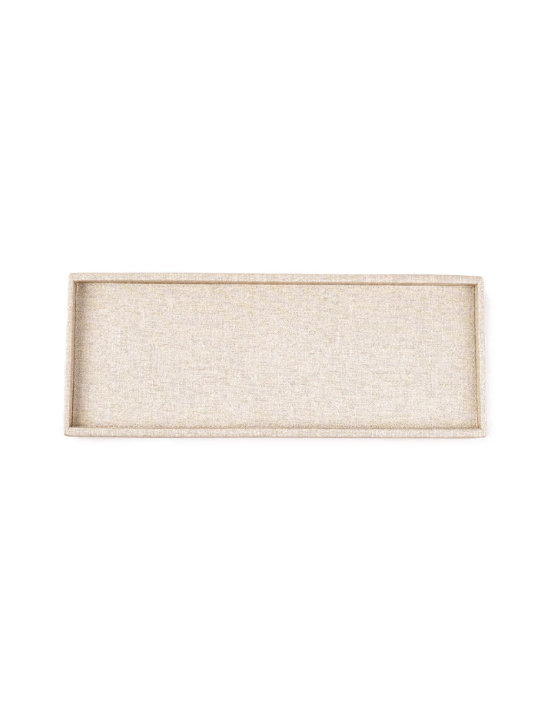 Long Rectangular Serving Tray - Victoria Milky