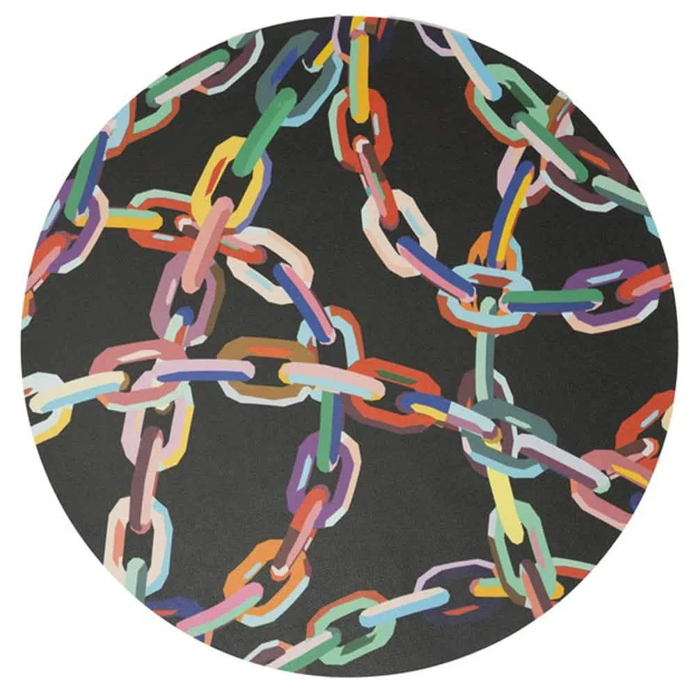 Elizabeth Sutton Collection: Large Chain Link Vinyl Placemat Set
