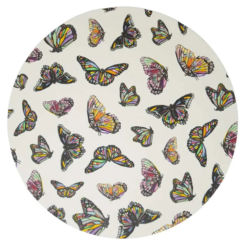 Elizabeth Sutton Collection: Butterflies Vinyl Placemat Set