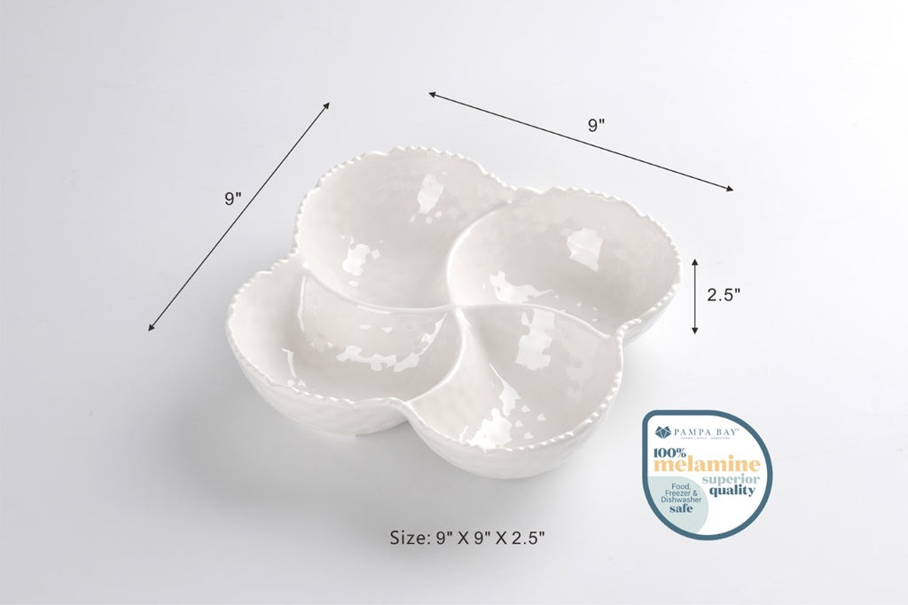 4 Section Melamine Bowl