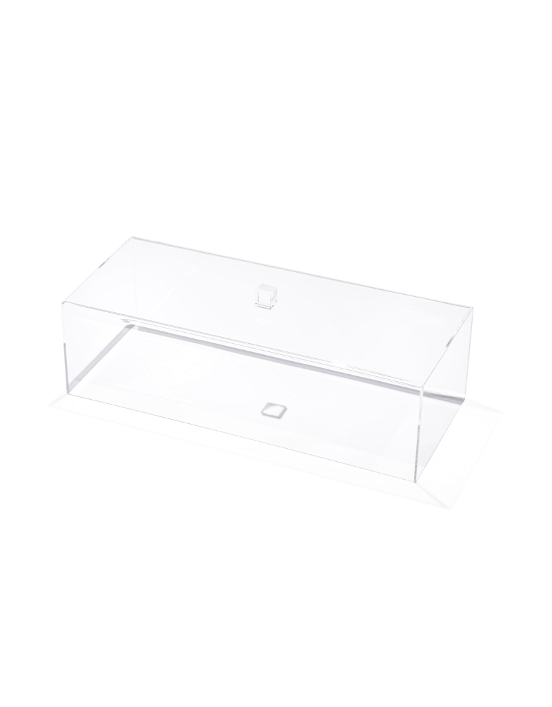 Vikko Acrylic Rectangle Tray with Gold Handles (Options)