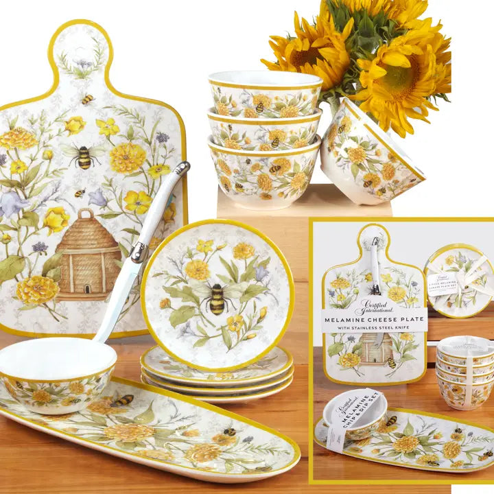 Bee Sweet Gift Oval Tray & Bowl