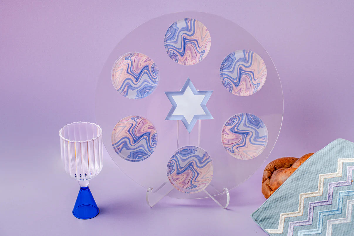 Swirl Passover Seder Plate
