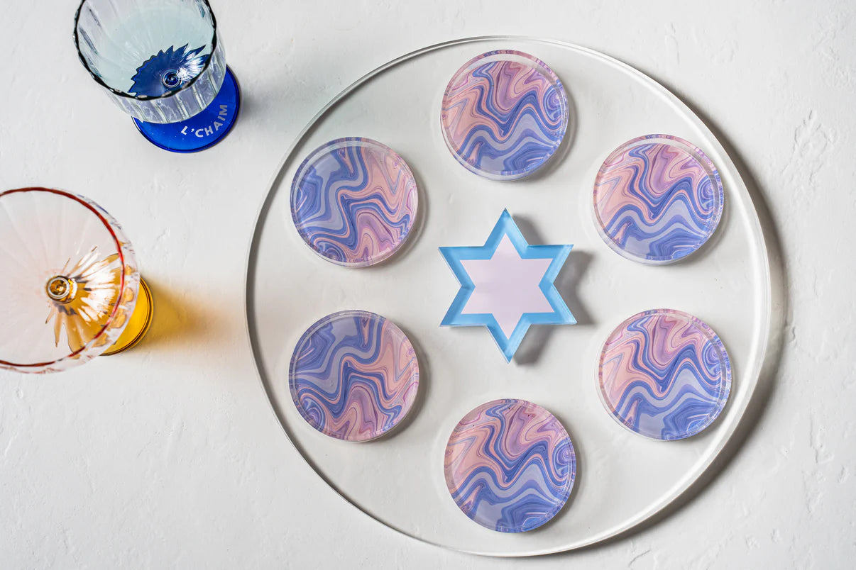 Swirl Passover Seder Plate