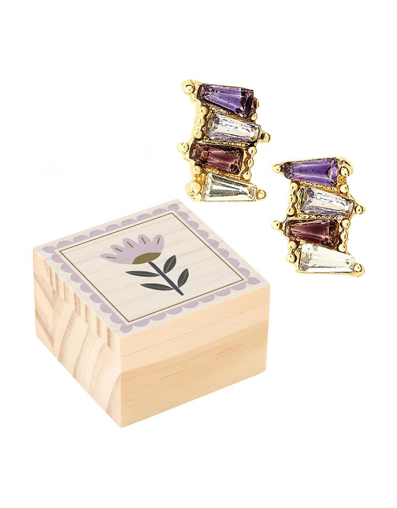 Fleur Jewelry Box Earring