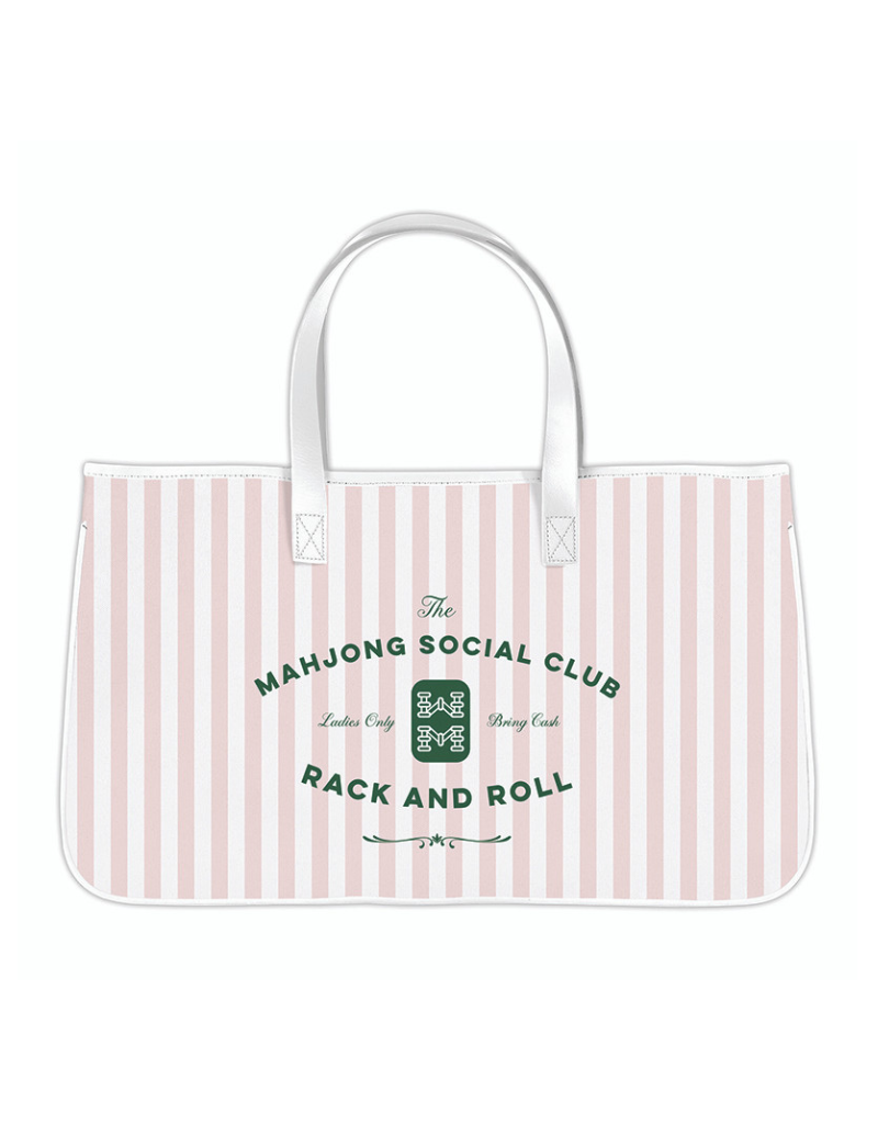 Hold Everything Canvas Tote // Mahjong Social Club