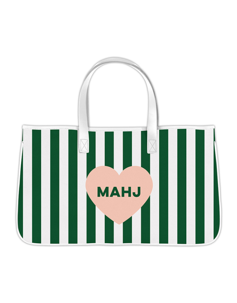 Hold Everything Canvas Tote // Mahj Heart