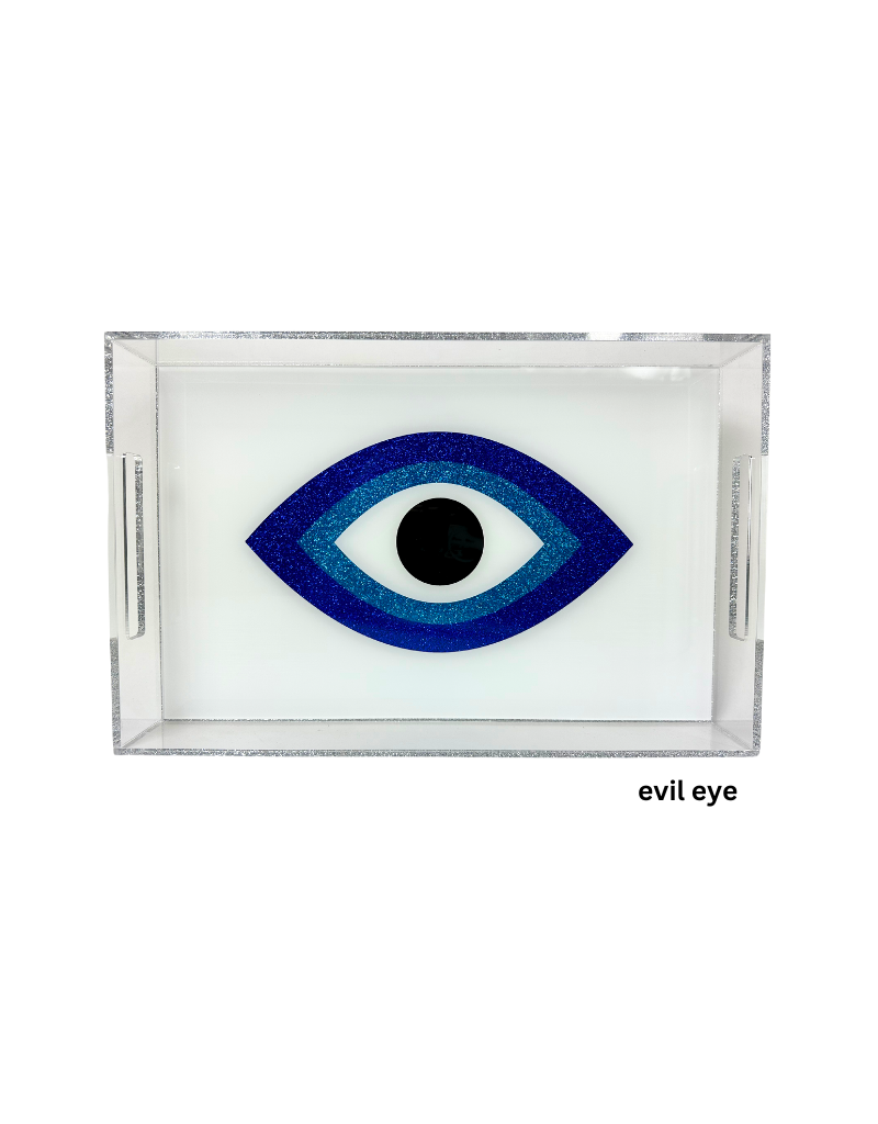 Graphic Prints Custom Acrylic Tray with Handles - Choose Your Design!