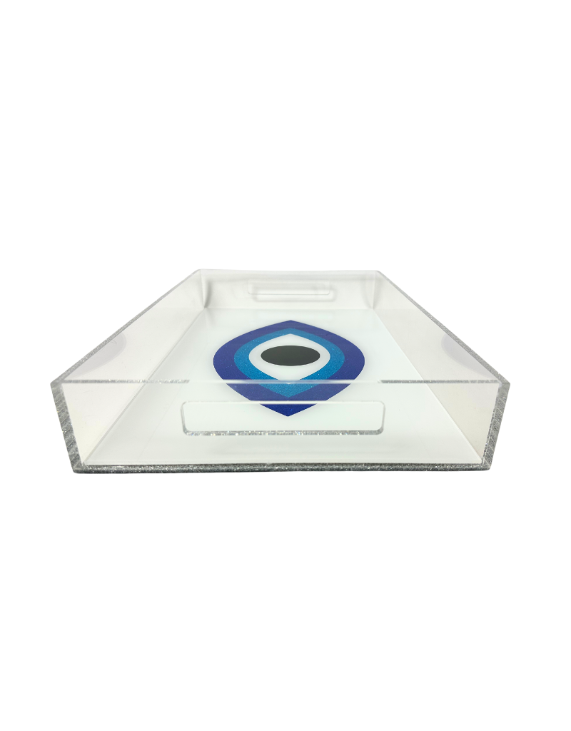 Graphic Prints Custom Acrylic Tray with Handles - Choose Your Design!