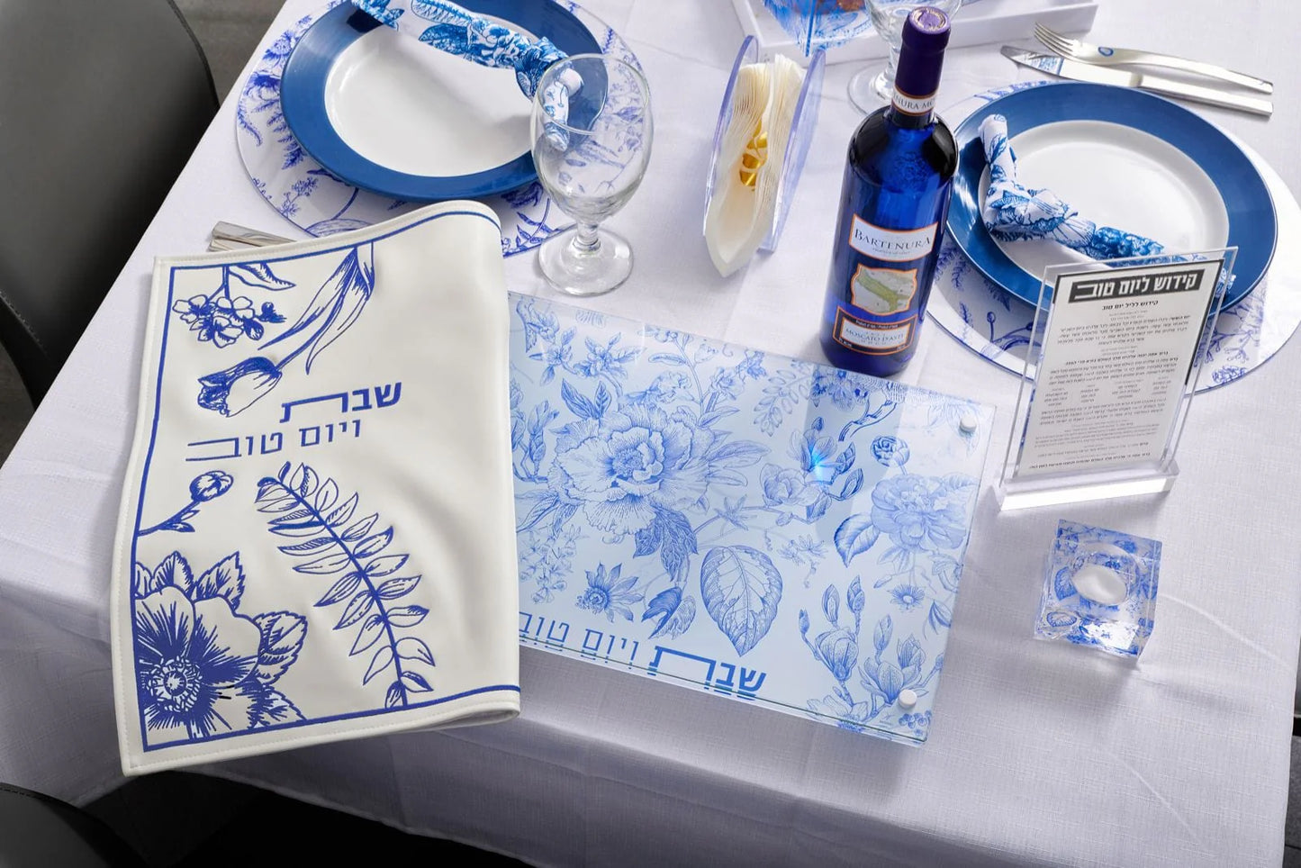 French Toile Challah Board (Options)