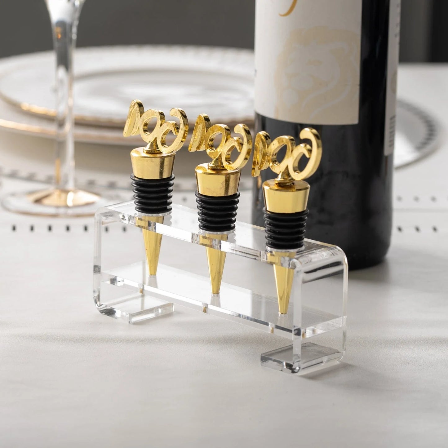 "Pesach" Wine Stopper Set