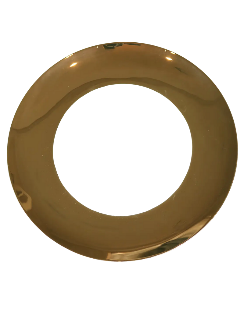 Shiny Wide Gold Rim Dinner Plate Set