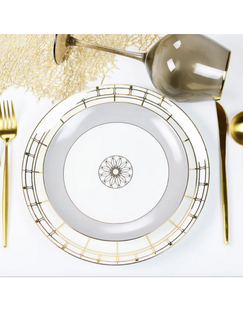 Diamond Jewel Salad Plate Set