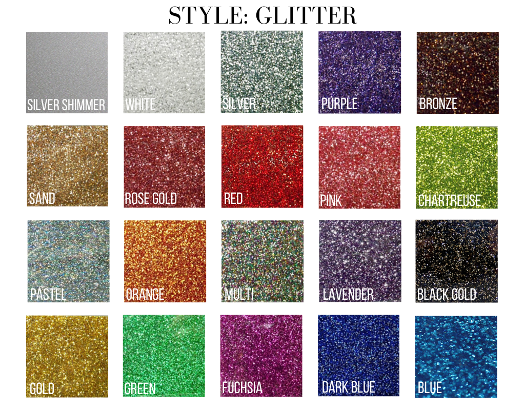 Glitter 4x4 Acrylic Cubes