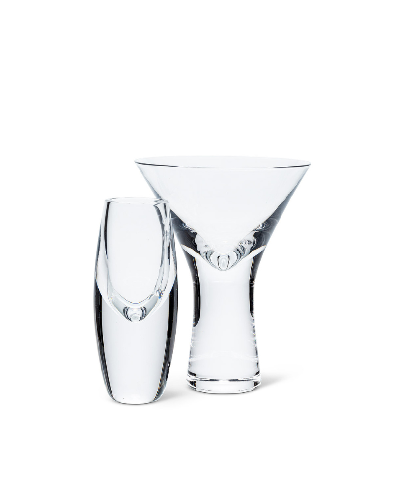 Heavy Sham Martini Glass