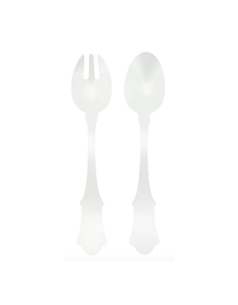 Old Fashioned Acrylic Salad Servers