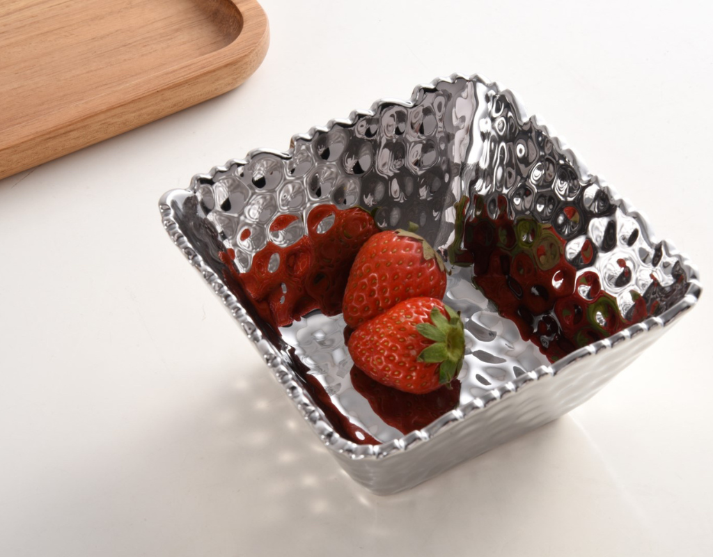 Small Square Silver Bowl
